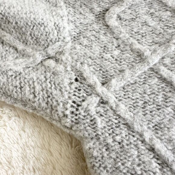 Vineyard Vines Cashmere Wool Sweater Size XXS Gray 1/4 Zip Mock Neck - Picture 11 of 11